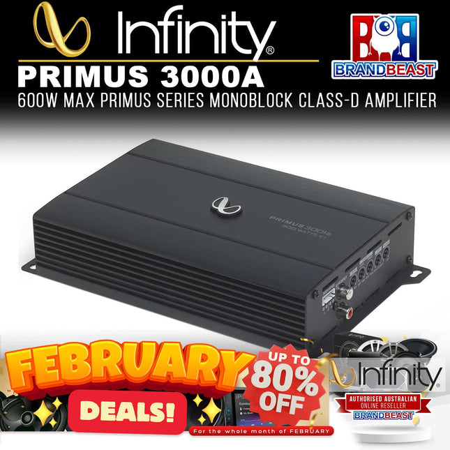 Infinity PRIMUS3000A PRIMUS 3000A 300W x 1 Amplifier