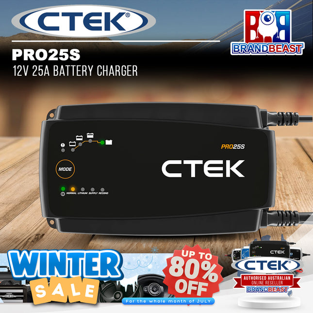 CTEK PRO25S 12V 25A Battery Charger