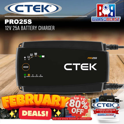 CTEK PRO25S 12V 25A Battery Charger