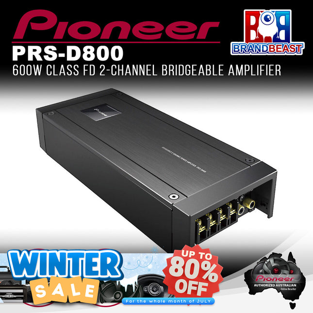 Pioneer PRS-D800 Class FD 2-Channel Bridgeable Amplifier