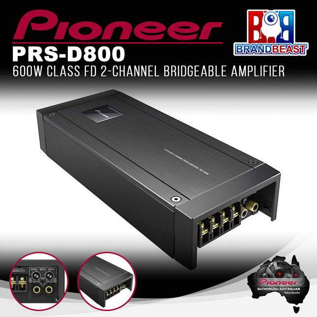 Pioneer PRS-D800 Class FD 2-Channel Bridgeable Amplifier