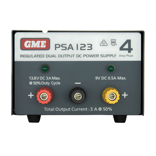 GME PSA123 Regulated Power Supply (4 Amp Peak)