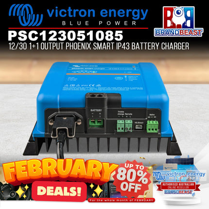 Victron Energy PSC123051085 12/30 1+1 Output Blue Smart IP67 Battery Charger