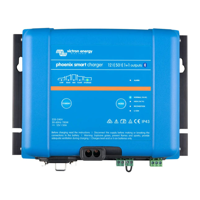Victron Energy PSC125051085 12/50 1+1 Output Phoenix Smart IP43 Battery Charger