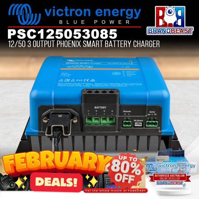 Victron Energy PSC125053085 12/50 3 Phoenix Smart Battery Charger