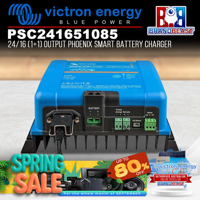 Victron Energy PSC241651085 24/16 (1+1) Output Phoenix Smart Battery Charger