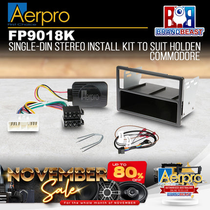 Aerpro FP9018K Single-DIN Stereo Install Kit to Suit Holden Commodore