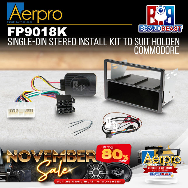 Aerpro FP9018K Single-DIN Stereo Install Kit to Suit Holden Commodore