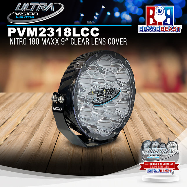Ultra Vision Lighting PVM2318LCC Nitro 180 Maxx 9" Clear Lens Cover
