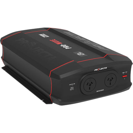 Projecta PW2700 2700W Pure Sine Wave Inverter - 12V to 240V Maximum Power Inverter with Extreme Starting Power, USB-A, USB-C, Remote LCD Display and Australian AS4763 Certification