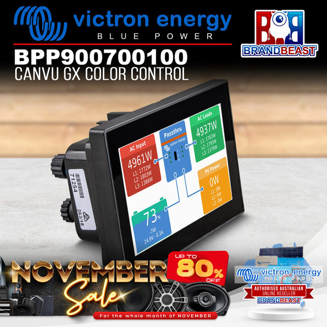 Victron Energy BPP900700100 CANvu GX Color Control