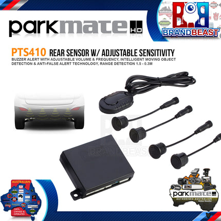 Parkmate PTS410 Digital 4 Sensor Rear Parking Assist System with Audible Alerts