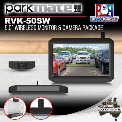 Parkmate RVK-50SW 5.0‚Äù Wireless Monitor &amp; Camera Package