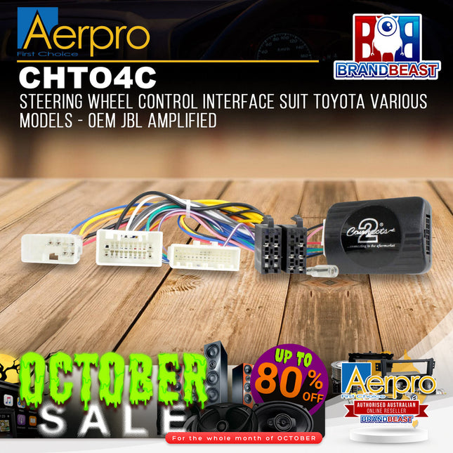 Aerpro CHTO4C Steering Wheel Control Interface Suit Toyota Various Models