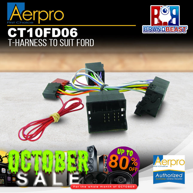 Aerpro CT10FD06 T-Harness to Suit Ford