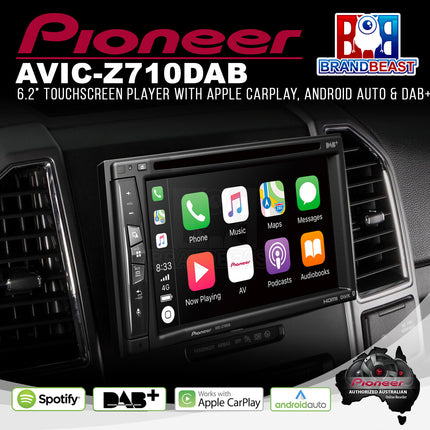 Pioneer AVIC-Z710DAB 6.2‚Äù Touch-Screen Apple CarPlay‚Ñ¢ Wireless with Built-In GPS