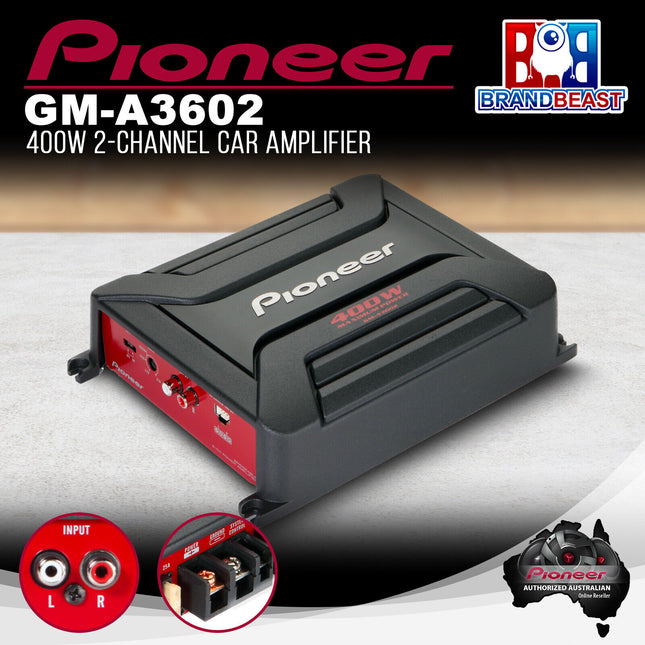 Pioneer GM-A3602 400W 2-Channel Bridgeable Amplifier