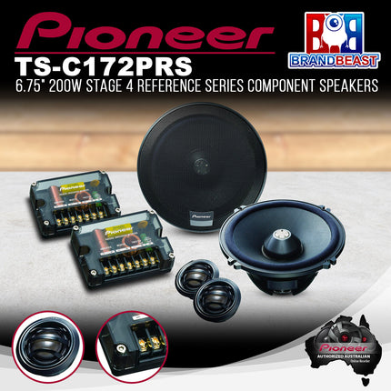 Pioneer TS-C172PRS 200W 17cm Separate 2-Way Reference Series Speaker System