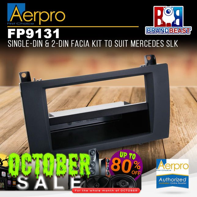 Aerpro FP9131 Single DIN/2-DIN Facia Kit to Suit Mercedes SLK R171