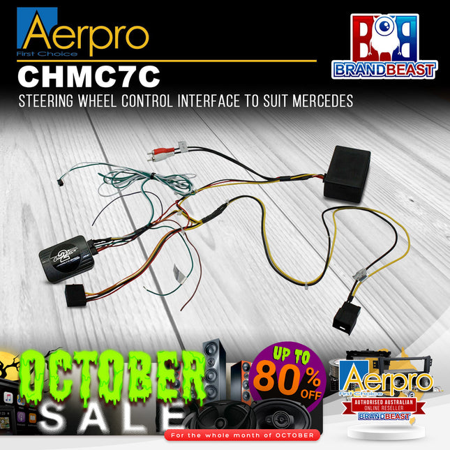 Aerpro CHMC7C Steering Wheel Control Harness Suit Mercedes E-Class SLK/CLS