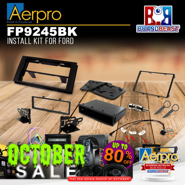 Aerpro FP9245BK Single/Double DIN Install Kit Suit Ford Fiesta/Focus