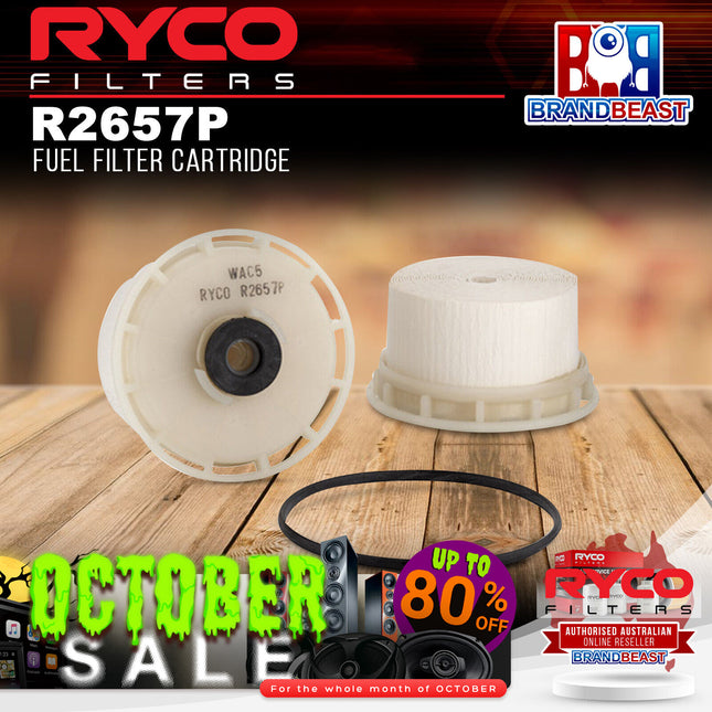 Ryco R2657P Fuel Filter for Toyota Landcruiser VDJ200R, VDJ76/78/79/Lexus