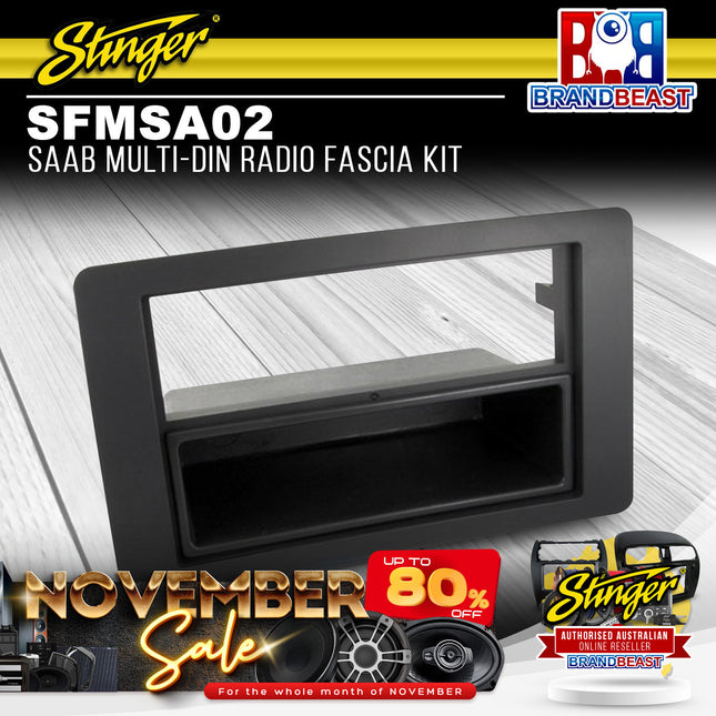 Stinger SFMSA02 SAAB Multi-DIN Radio Fascia Kit