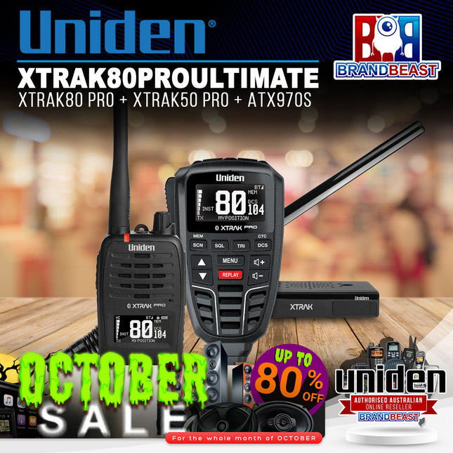Uniden XTRAK80PROULTIMATE XTRAK80 PRO + XTRAK50 PRO + ATX970S