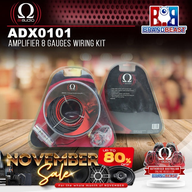 Ai Audio ADX0101 Amplifier 8 Gauges Wiring Kit