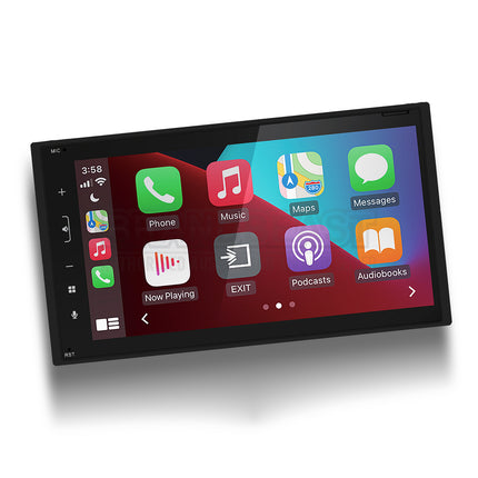 Mongoose Q675WCA 6.75" Wireless CarPlay Android Auto Touch Screen Head Unit