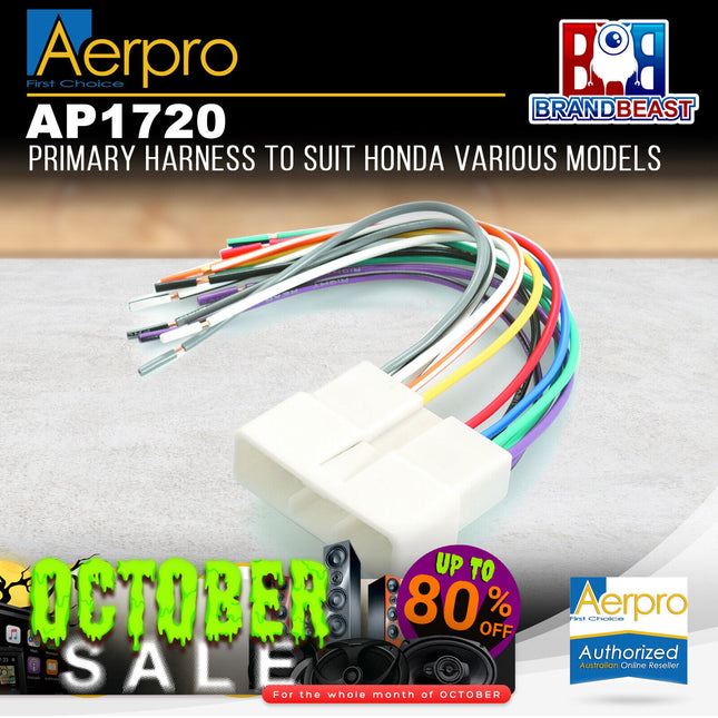 Aerpro AP1720 Primary Harness to Suit Honda Vehicles