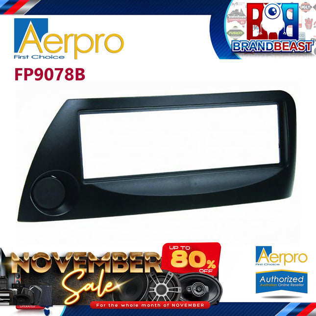 Aerpro FP9078B Single DIN Black Facia Kit Suit Ford KA 1999 - 2002