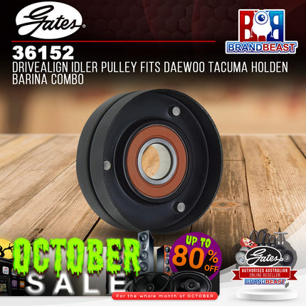Gates 36152 Drivealign Idler Pulley Fits Daewoo Tacuma Holden Barina Combo