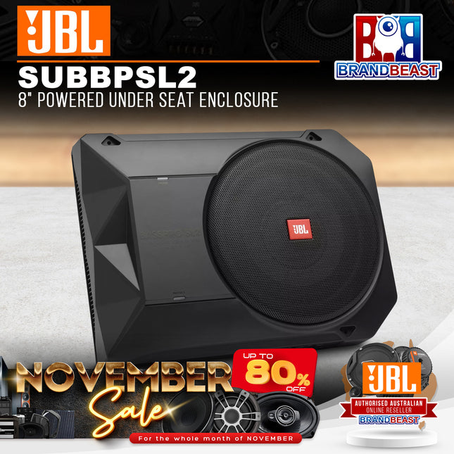 JBL BassPro SL2 8" Powered Underseat Subwoofer Enclosure