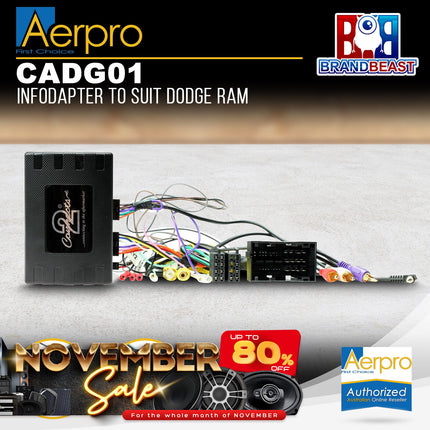 Aerpro CADG01 Infodapter to Suit Dodge Ram
