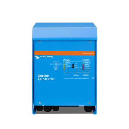 Victron Energy QUA485021010 48/5000/70-100/100-S Quattro Inverter Charger