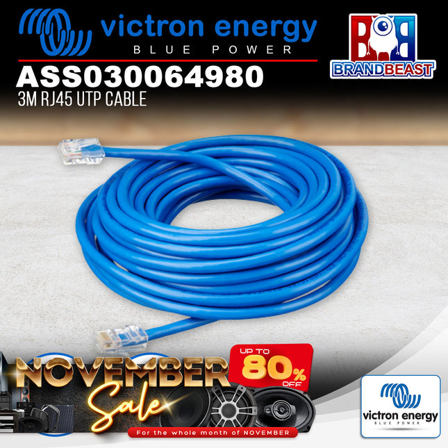 Victron Energy ASS030064980 3m RJ45 UTP Cable