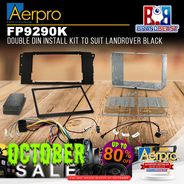 Aerpro FP9290K Double DIN Install Kit to Suit Landrover Vehicles