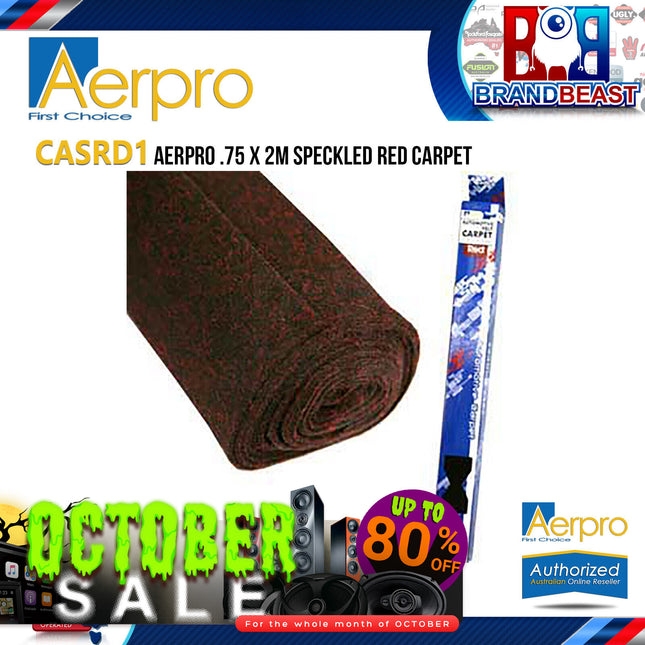 Aerpro CASRD1 .75 X 2M Speckled Red Carpet