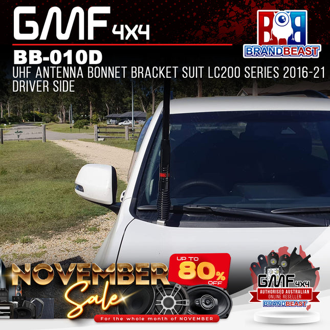 GMF4x4 BB-010D LC200 Series 2016-2021 DRS Powdercoated Bonn Brkt