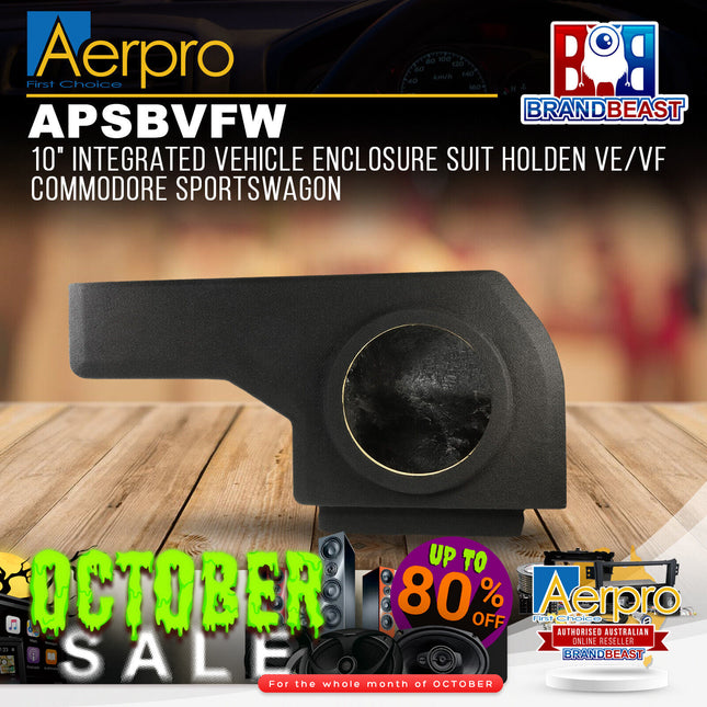 Aerpro APSBVFW 10" Integrated Vehicle Enclosure Suit Holden VE/VF Commodore