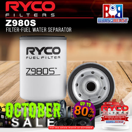 Ryco Z980S Filter-Fuel Water Separator