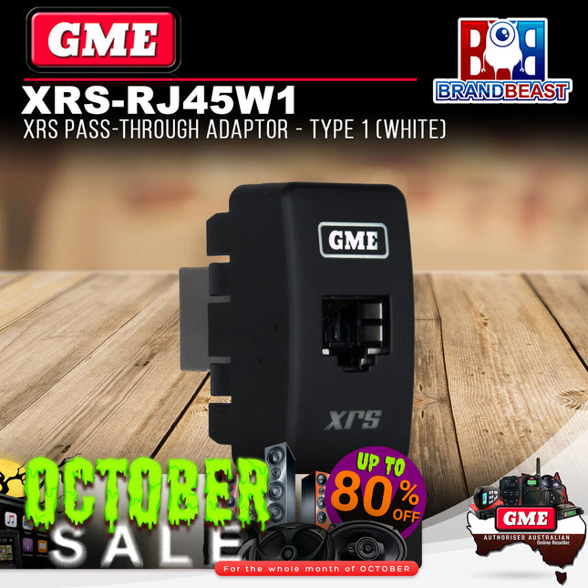 GME XRS-RJ45W1 XRS Pass-through Adaptor - Type 1 (White)