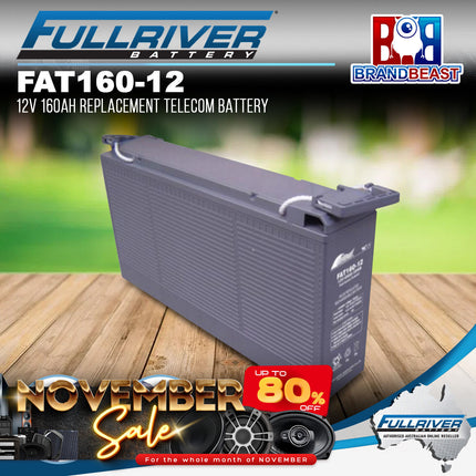 Fullriver FAT160-12 FAT Series 12V 160Ah Replacement Telecom Battery