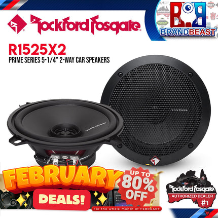 Rockford Fosgate R1525X2 Prime 5.25" 2-Way Full-Range Speaker