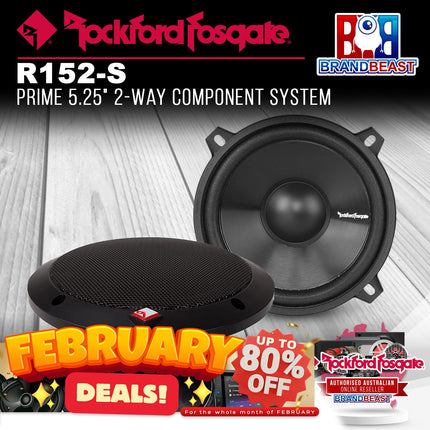 Rockford Fosgate R152-S Prime 5.25" 2-Way Component System