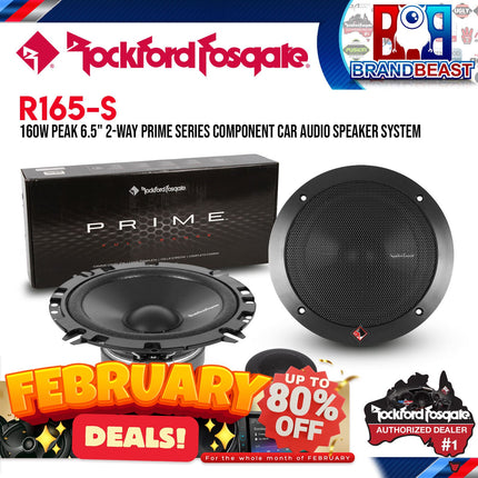 Rockford Fosgate R165-S Prime 6.5" Component System