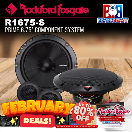 Rockford Fosgate R1675-S Prime 6.75" Component System