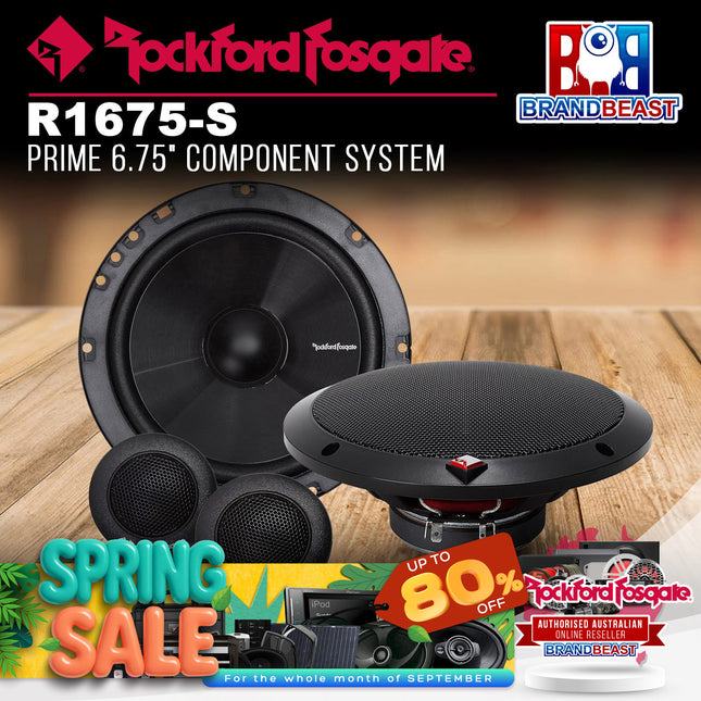 Rockford Fosgate R1675-S Prime 6.75" Component System