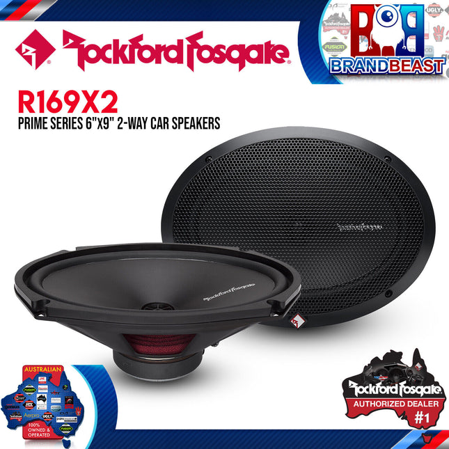 Rockford Fosgate R169X2 Prime 6"x9" 2-Way Full-Range Speaker